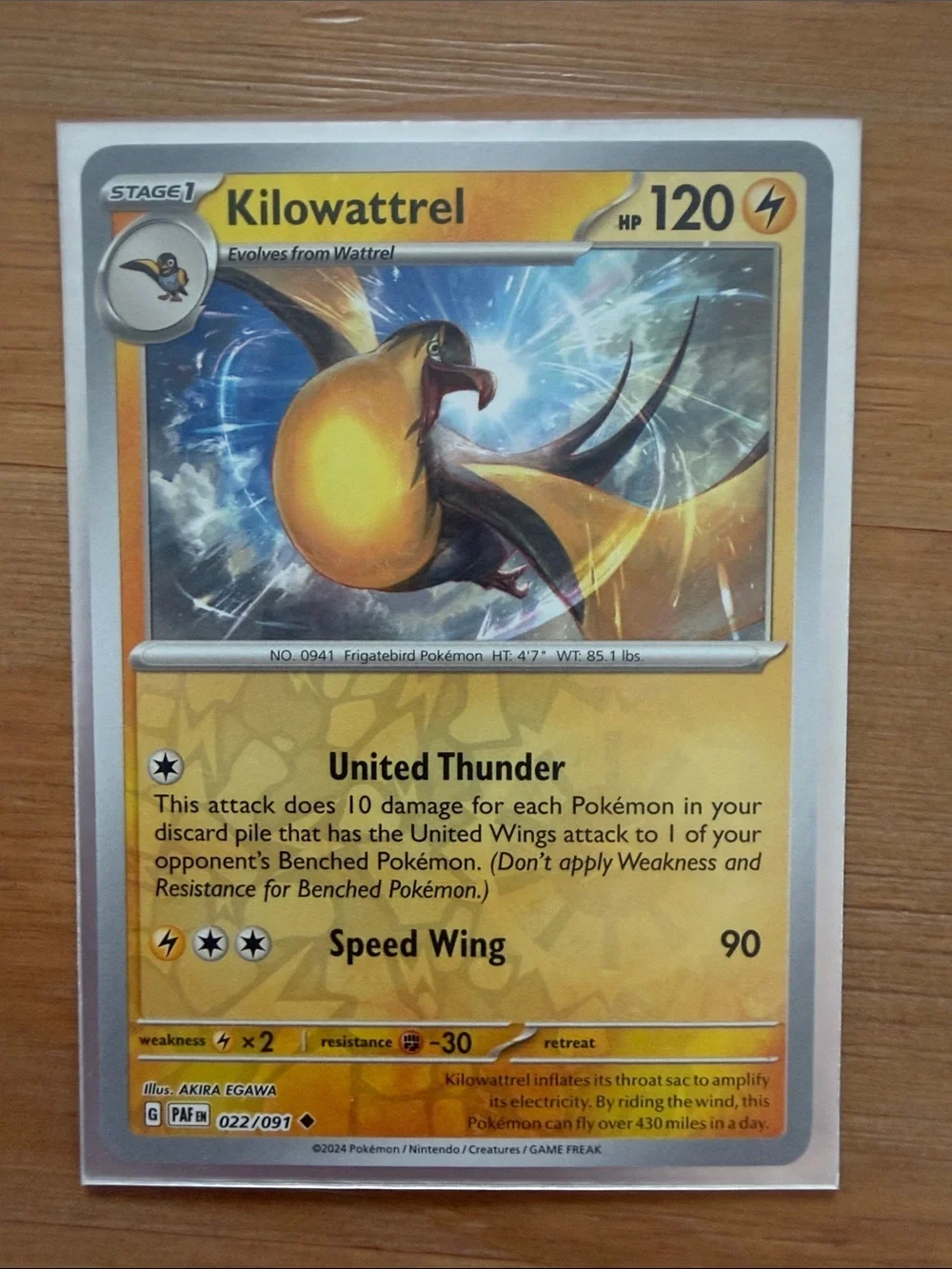 Wattrel & Kilowattrel Evolution Lot | 3 Pokémon Cards | Reverse Holo ✨5/$25✨
